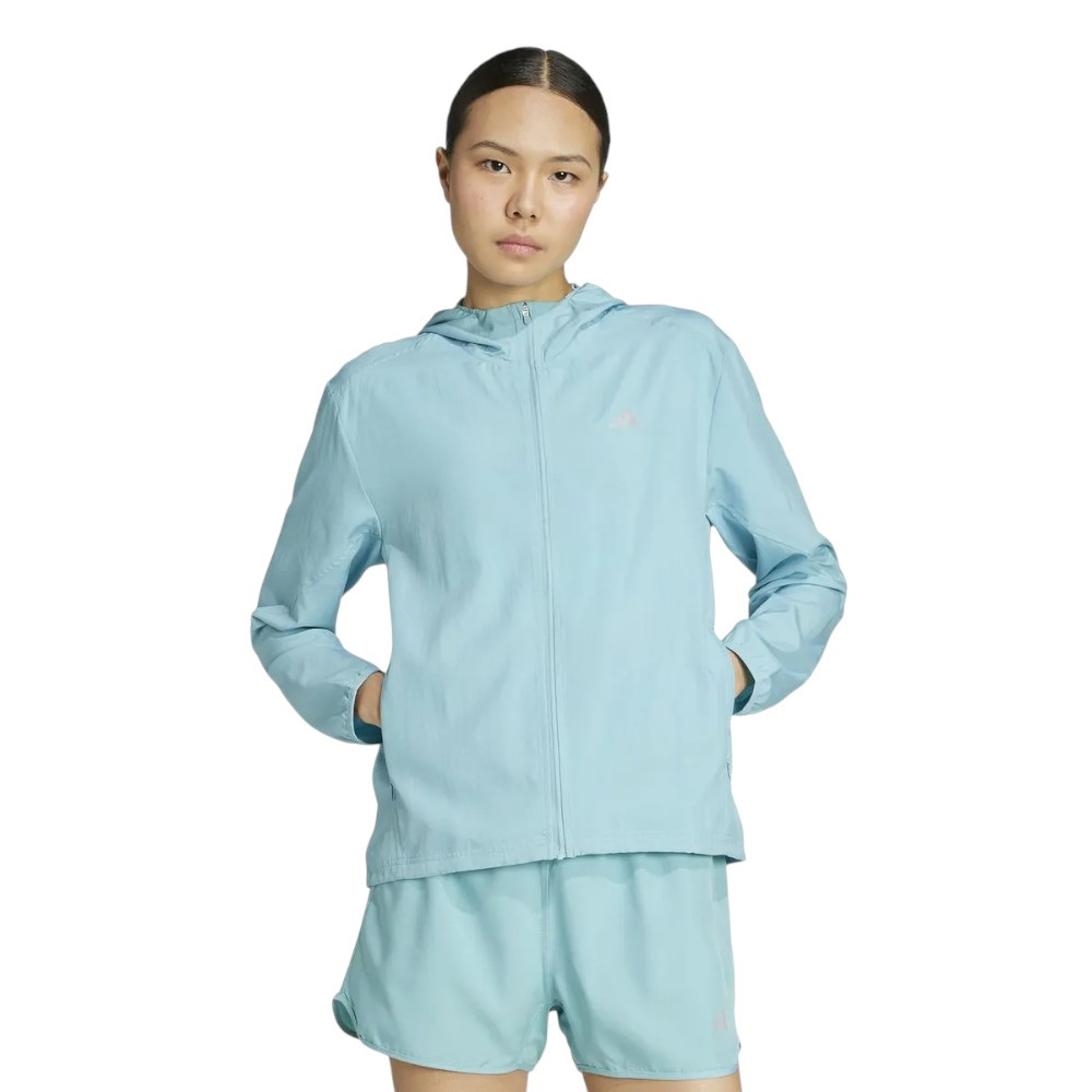 Imagen CORTAVIENTOS ADIDAS RUN IT JACKET AZUL TONMEN JM5745 RUNNING MUJER