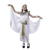 miniatura Disfraz de Reina Egipcia Niñas - Set de Cleopatra con Diadema, Collar y Muñequera Faraona