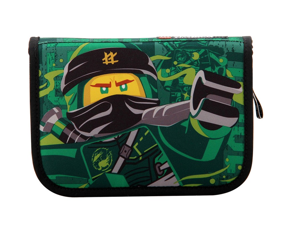 Estuche Escolar - Diseño Lego Ninjago Color Verde