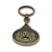 miniatura llavero cabeza de león Correos otra vista