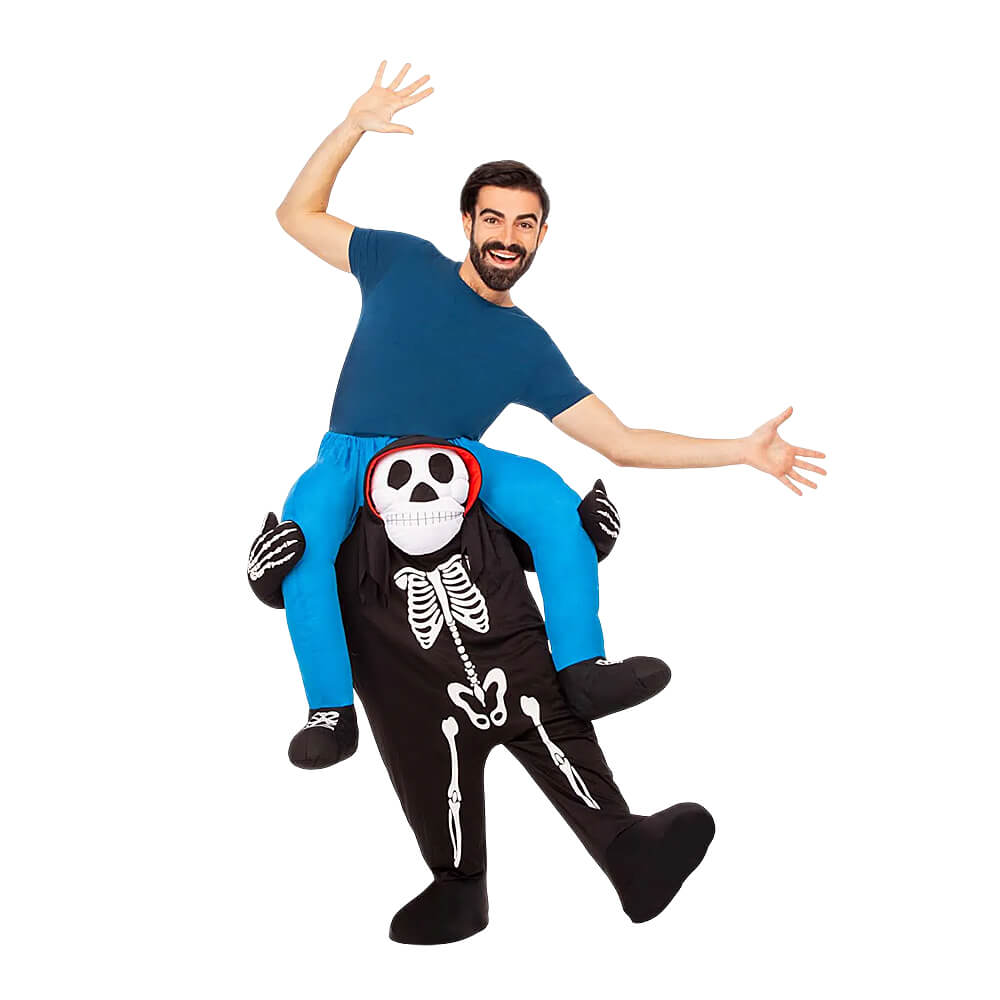 Disfraz a hombros de Esqueleto para Adulto