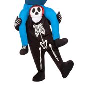 miniatura Disfraz a hombros de Esqueleto para Adulto