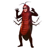 miniatura Disfraz de Cucaracha para Adulto