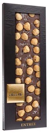 chocoMe - Chocolate con Leche 43% con Sal Maldon y Avellana de Piemonte