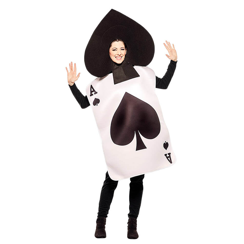 Disfraz de AS de Picas Adulto T-ML