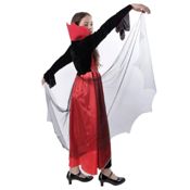 miniatura Vestido de Condesa Drácula para Halloween y Carnaval.