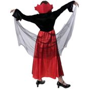 miniatura Vestido de Princesa Gótica de Vampiro.