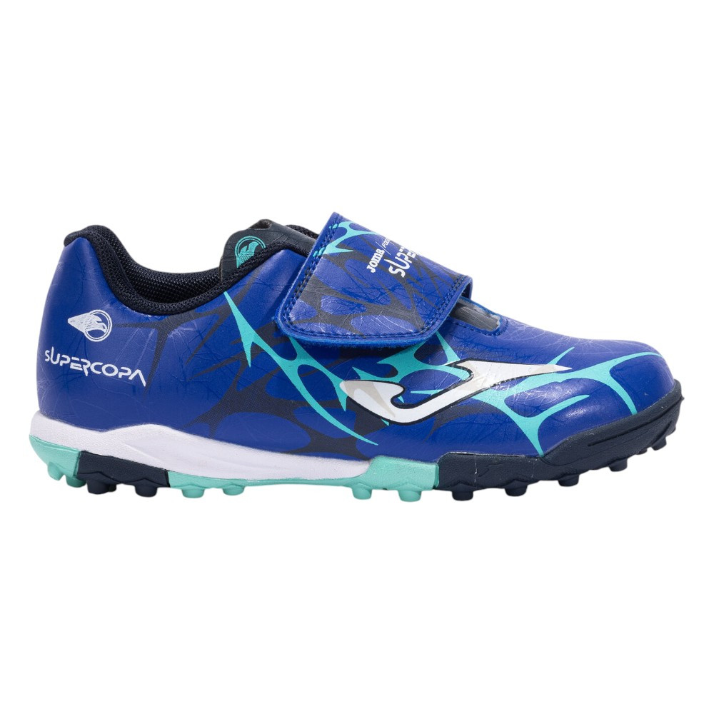 Imagen ZAPATILLAS JOMA SUPER COPA JR 2504 TURF AZUL ROYAL MULTI SCJW2504TFV FUTBOL NIÑO CESPED ARTIFICIAL