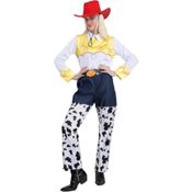 miniatura Disfraz Jessie Toy la Vaquera Amiga Woody Traje Sombrero Cowboy Rojo Mujer Adulto