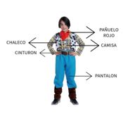 miniatura Disfraz Vaquero Woody para Niños, Disfraz Sherif Toy Story Western Pride para Rodeo, Fiesta