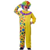 miniatura Disfraz Infantil Divertido. Traje de Payaso con Peluca y Nariz. Para Halloween y Fiesta Escolar.