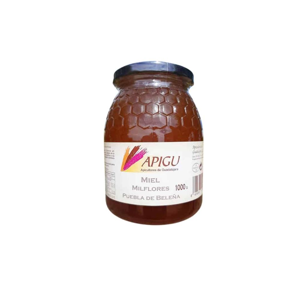 Tarro de Miel de Lavanda 1 kg Apigu - Miel de la Alcarria