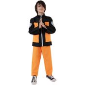 miniatura Disfraz Ninja para Niño - Traje Naruto Uzumaki de Anime