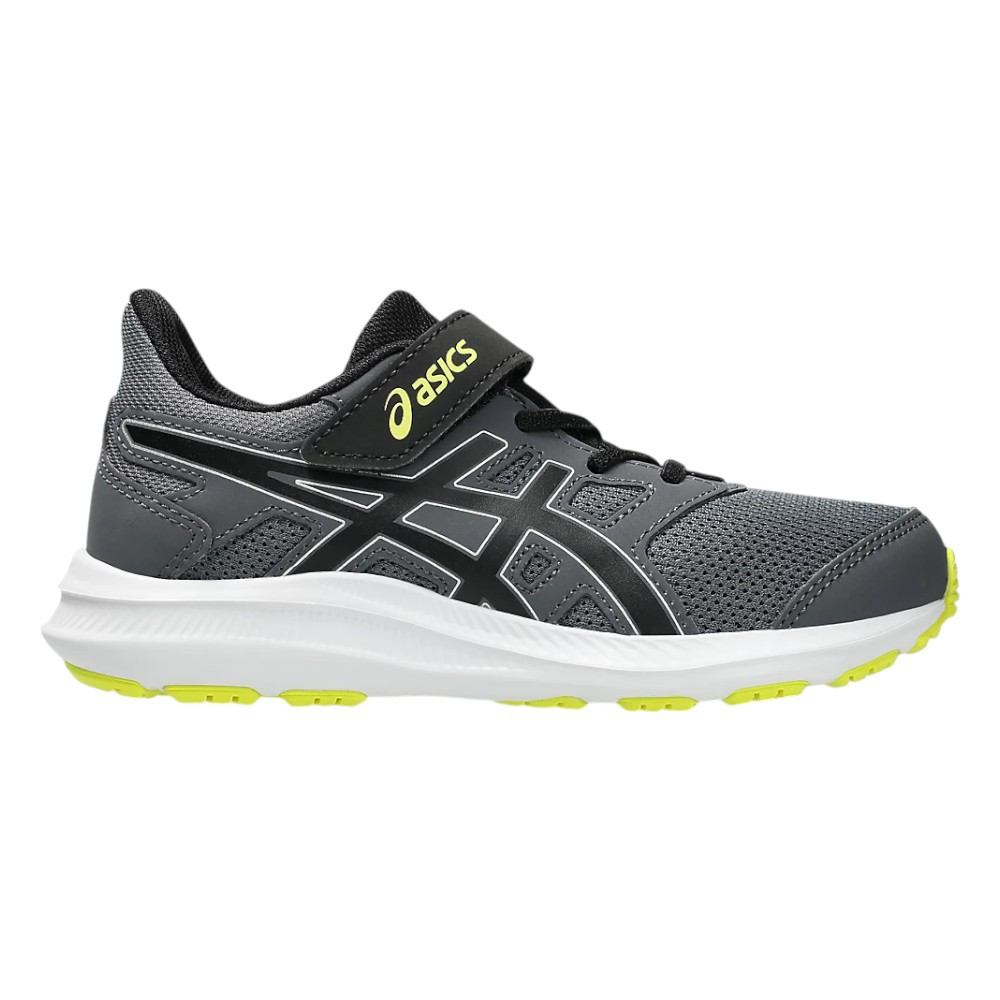 Imagen ZAPATILLAS ASICS JOLT 4 PS GRIS NEGRO 1014A299-020 RUNNING NIÑO NIÑA