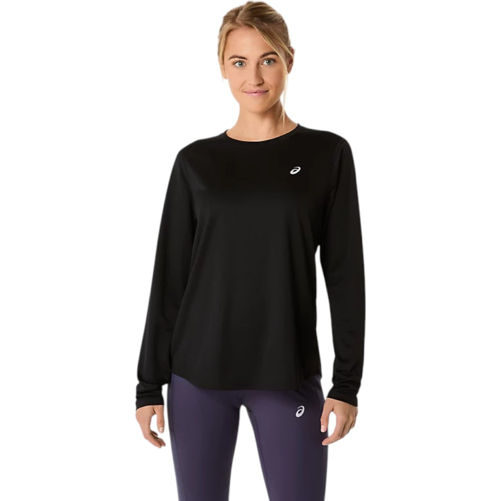 Imagen CAMISETA ASICS CORE LS TOP LARGA NEGRO 2012D181-001 RUNNING MUJER