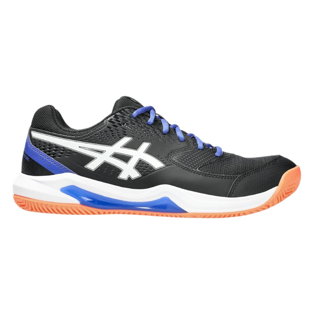 Imagen ZAPATILLAS ASICS GEL-DEDICATE 8 NEGRO BLANCAS 1041A414-002 PADEL HOMBRE