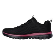 miniatura Imagen ZAPATILLAS SKECHERS GET CONNECTED NEGRO MAUVE 12615-BKMV CASUAL MUJER
