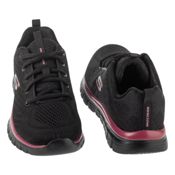 miniatura Imagen ZAPATILLAS SKECHERS GET CONNECTED NEGRO MAUVE 12615-BKMV CASUAL MUJER