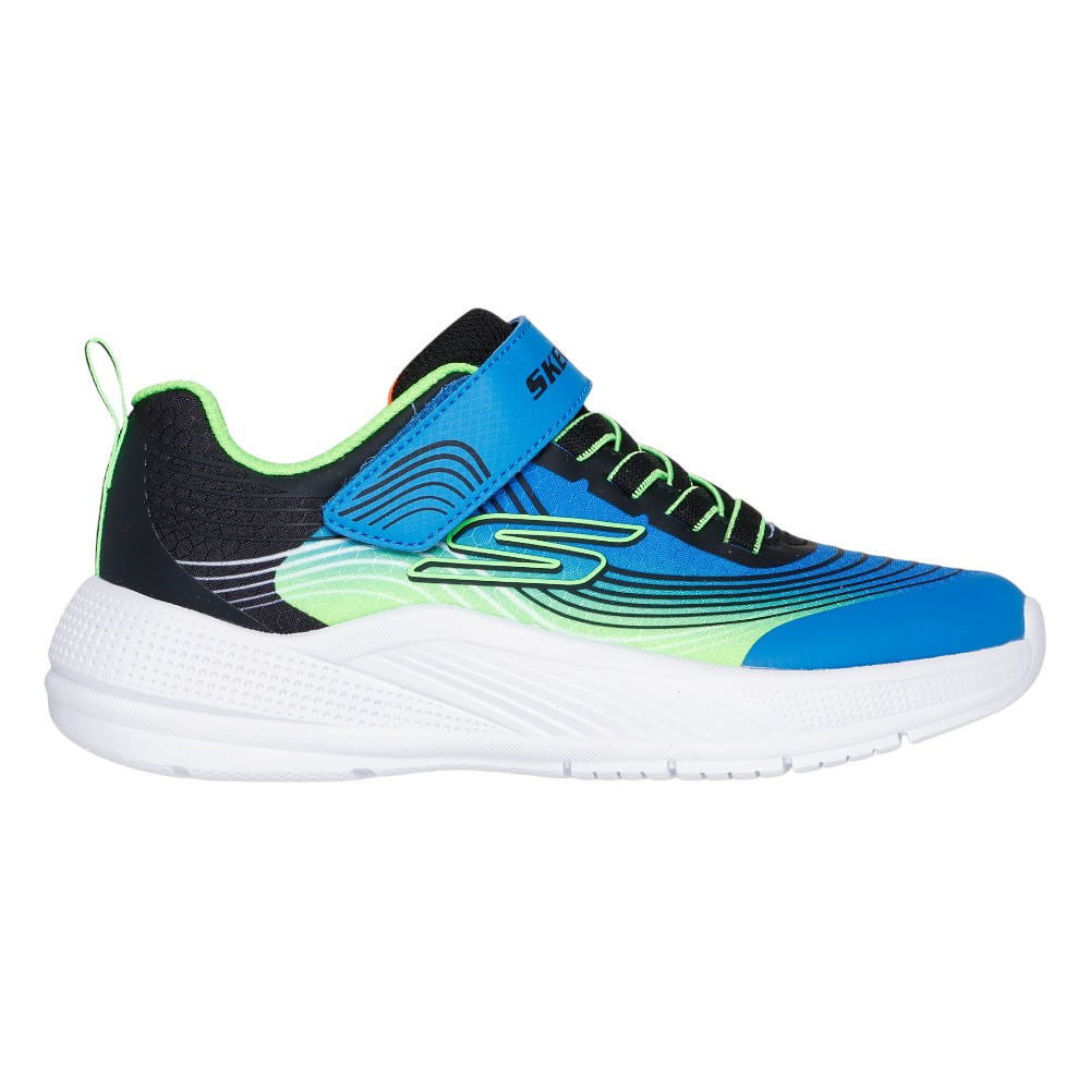 Imagen ZAPATILLAS SKECHERS MICROSPEC ADVANCE AZUL LIMA 403926L-BLLM COLEGIALES NIÑO NIÑA