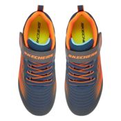 miniatura Imagen ZAPATILLAS SKECHERS MICROSPEC ADVANCE AZUL MARINO NARANJA 403926L-NVOR COLEGIALES NIÑO NIÑA
