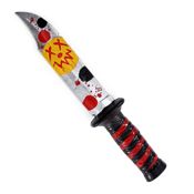 miniatura Cuchillo de Plástico Print Joker 33 cm -  Accesorio de Disfraz