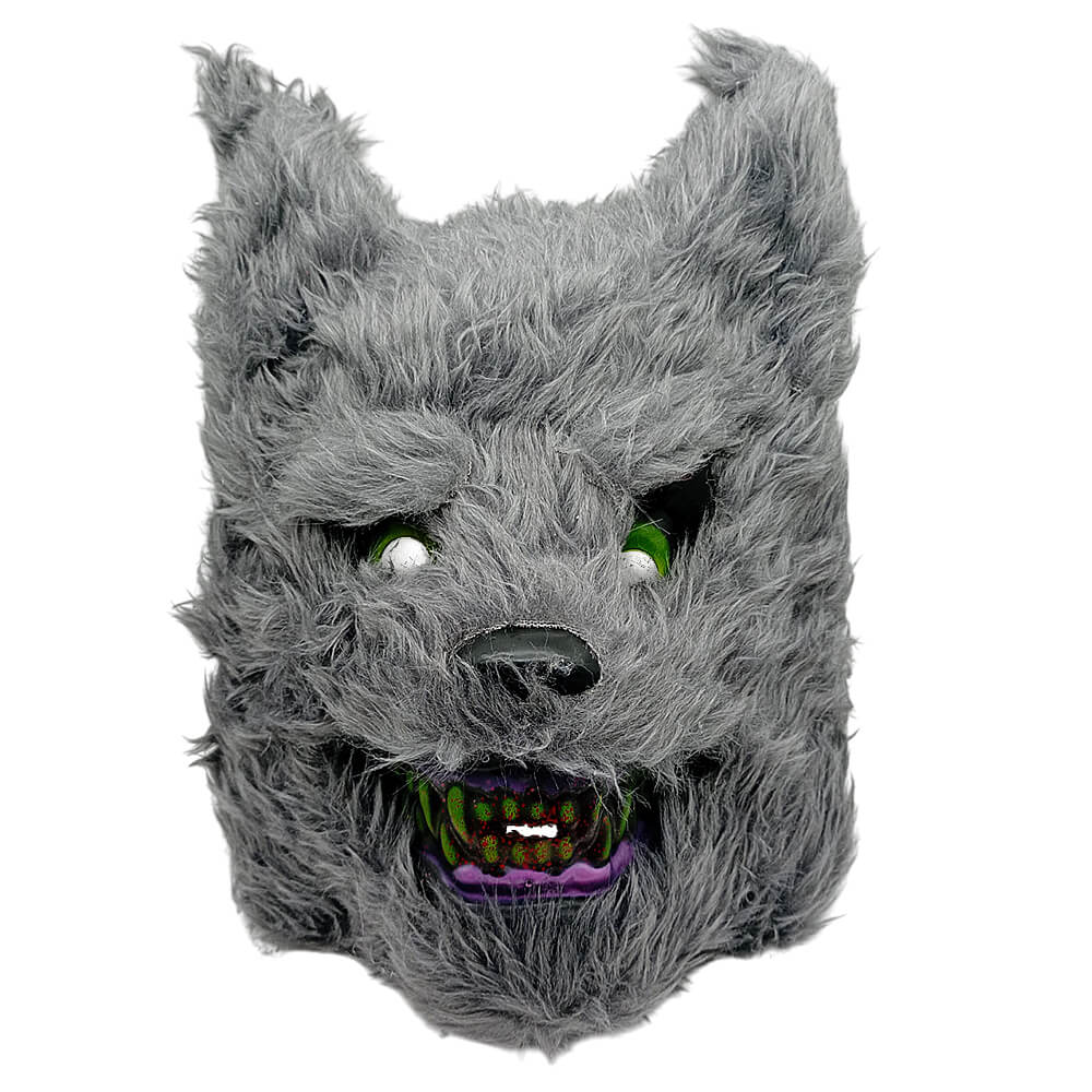 Máscara de Lobo Peludo Adulto