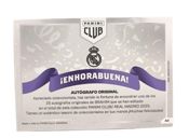 miniatura Brahim Díaz Autógrafo Original Real Madrid Panini Club - Solo 25 copias 2