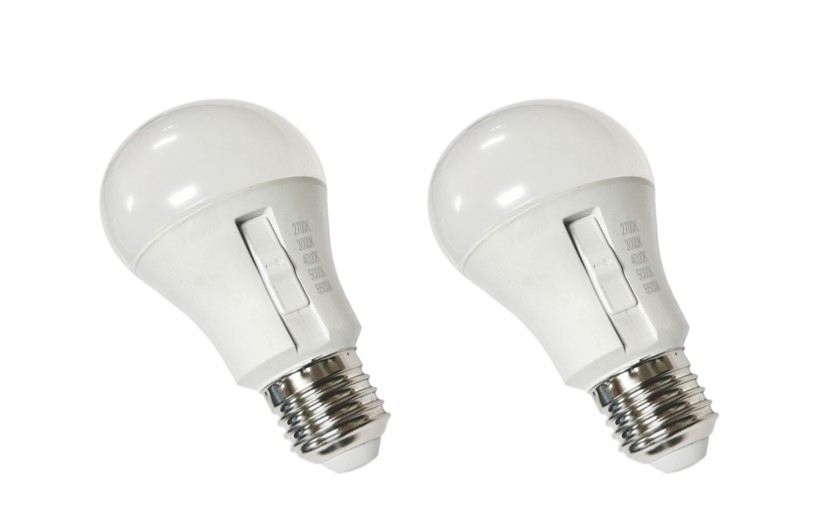 Bombilla LED 2 unidades A60. 10W. E27. 5CC - Cambio de tipo de luz