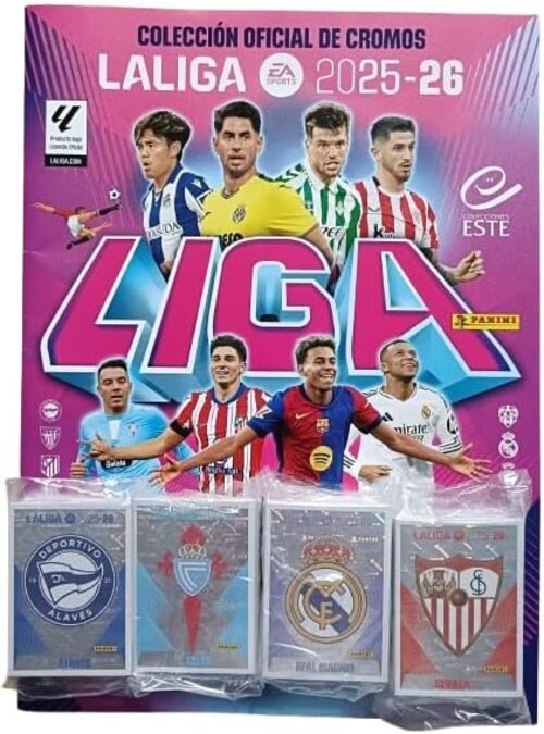 Album + 454 cromos distintos Liga Este 2025 2026 - Son la primera edición, no se completa el Álbum