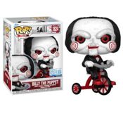 miniatura Funko Pop Exclusivo Terror Saw Billy con Triciclo 1824