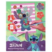 miniatura Lámina de pintura con diamantes Disney Stitch 18x23 cm
