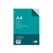 miniatura Recambio para archivador A4 Liderpapel - Paquete de 100 hojas con cuadrícula 4mm