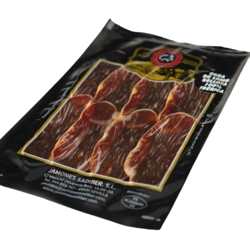 Caña de Lomo de Bellota 100% Ibérica Lazo - 100 g X10 sobres