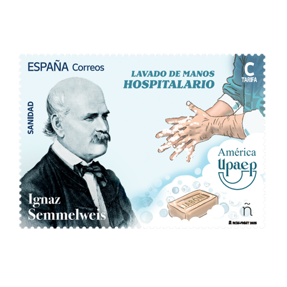 Sello Lavado de manos hospitalario | Ignaz Semmelweis