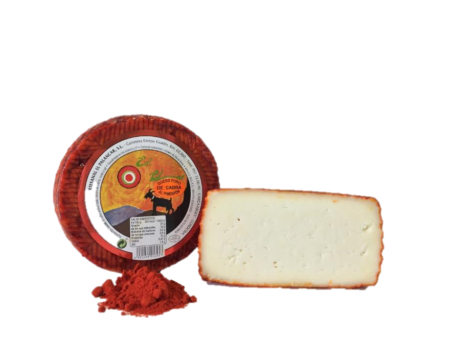 Quesería Artesanal El Palancar Queso de Cabra Semicurado al Pimentón
