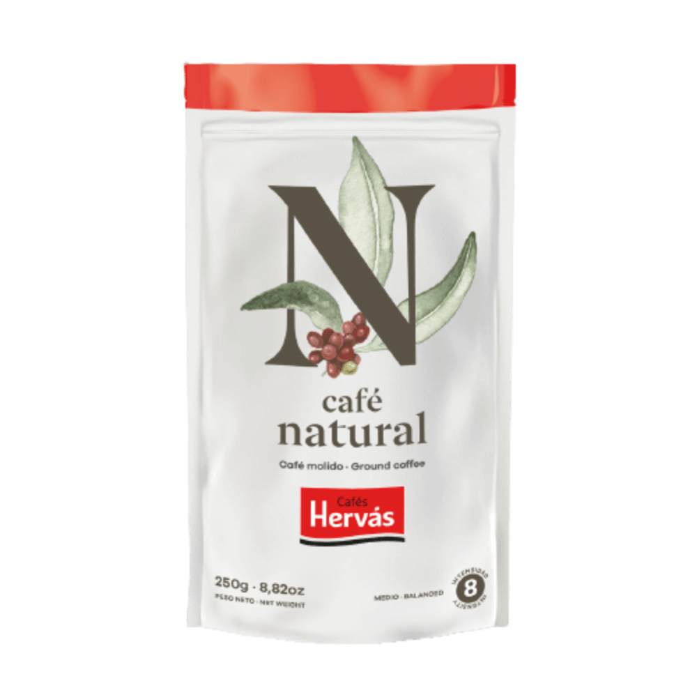 Café tueste natural molido - 4 paquetes 250 g