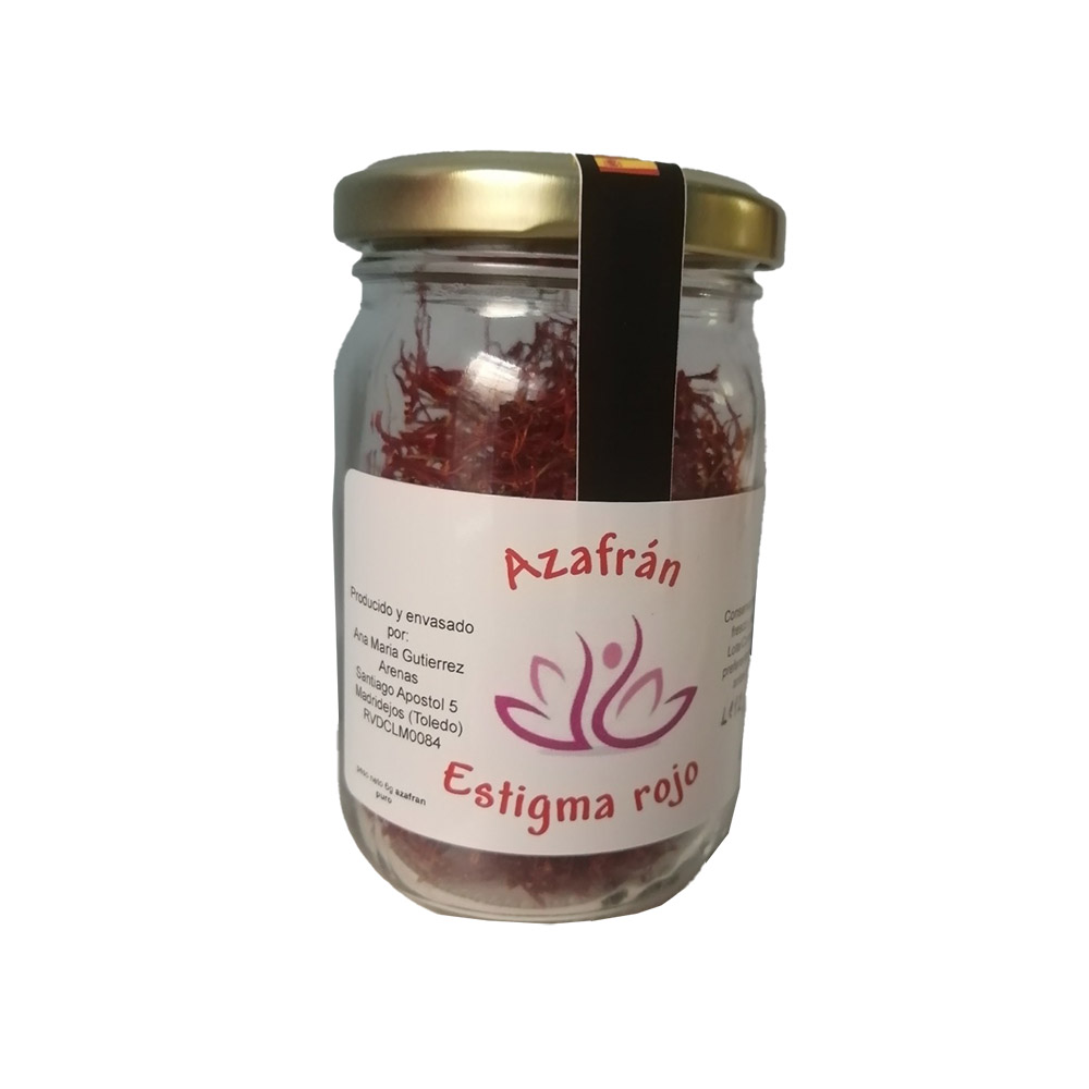 Tarro de 6 gramos de azafrán puro en hebra