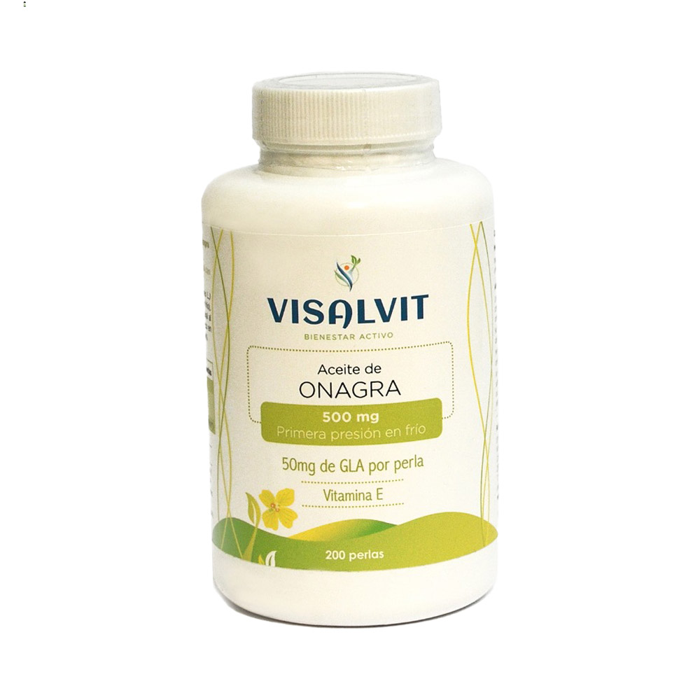 Aceite de onagra - Bote 200 perlas