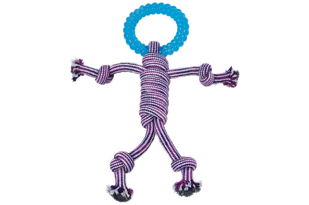 Juguete Mordedor Perros Azul Modelo Lía 30 x 22 cm