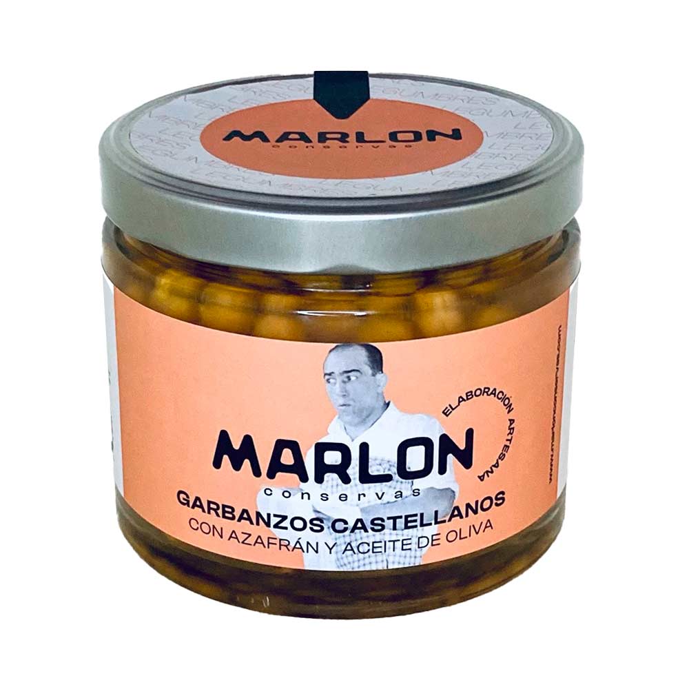 Garbanzos Castellanos con Azafrán y Aceite de Oliva - 4 unidades x 580 g