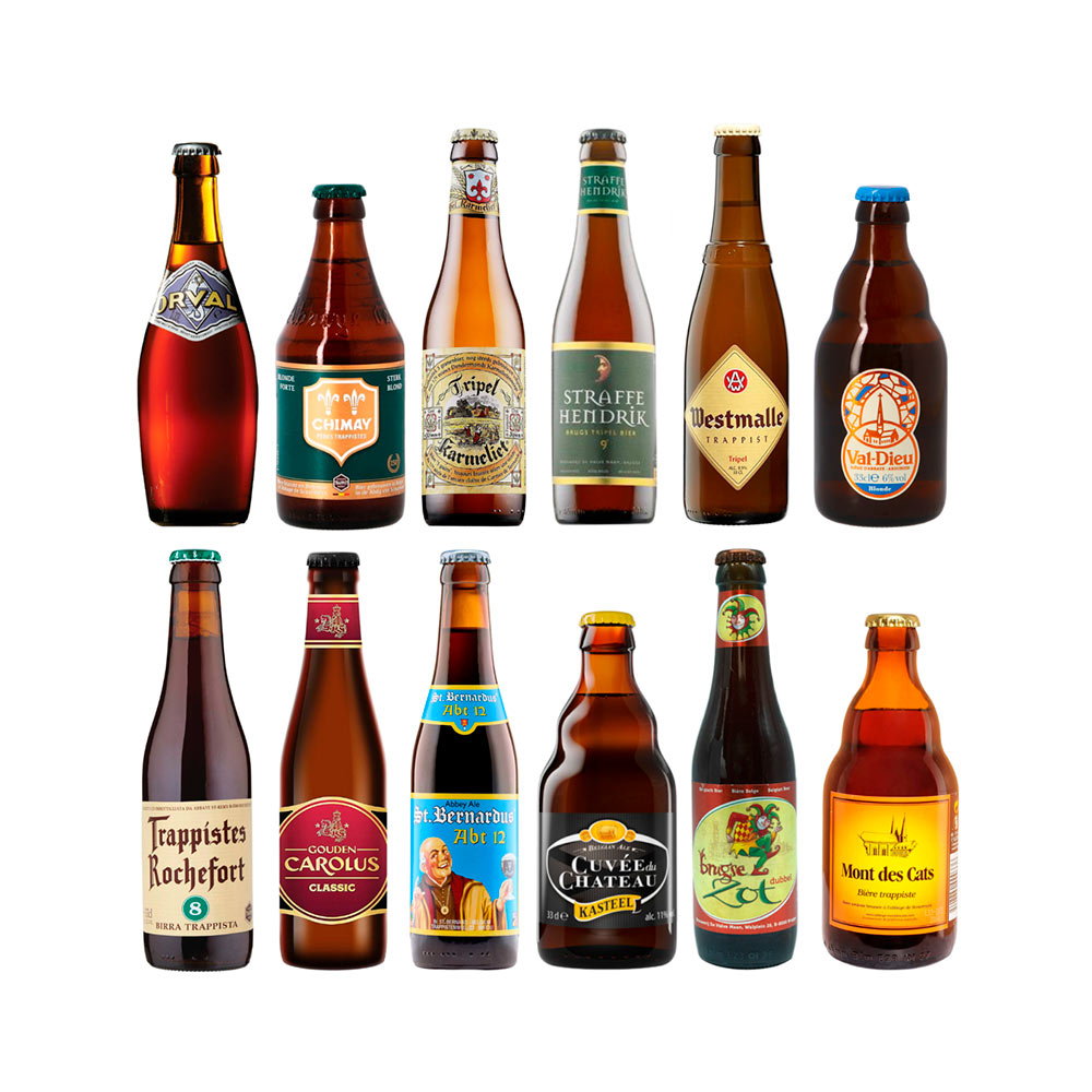 Pack degustación de 24 cervezas de Abadía y Trapenses