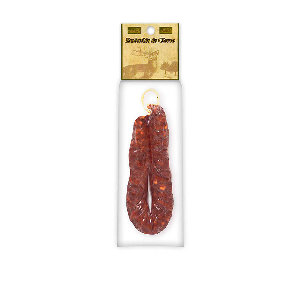 Chorizo Sartra Extra de Ciervo Montes Universales envasado al vacío - 250 g