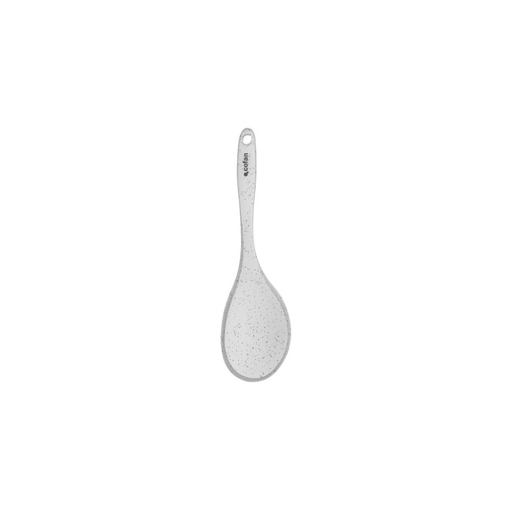 Cuchara de cocina de silicona blanca modelo bach 30 cm