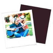 miniatura Pack de 4 foto imanes para la nevera estilo Polaroid. Personalizable
