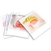 miniatura Pack de 4 foto imanes para la nevera estilo Polaroid. Personalizable