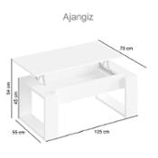 miniatura Mesa centro con tapa elevable - Ajangiz