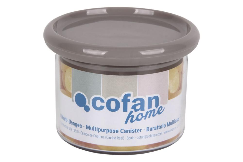 ote Multiusos Modelo Albahaca Color Piedra 1 L 11 x 15 cm