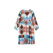 miniatura Vestido estampado de patchwork