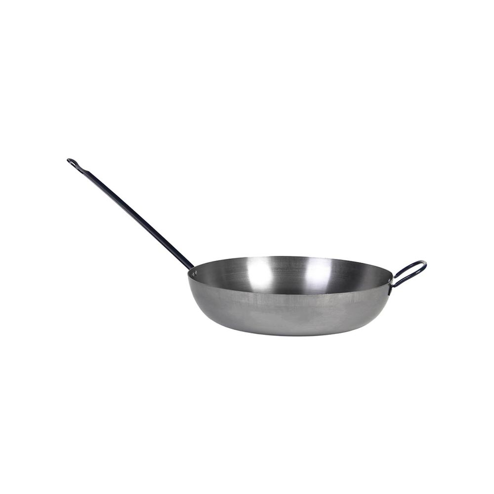 Sartén Lionesa acero con mango + asa ø400 mm
