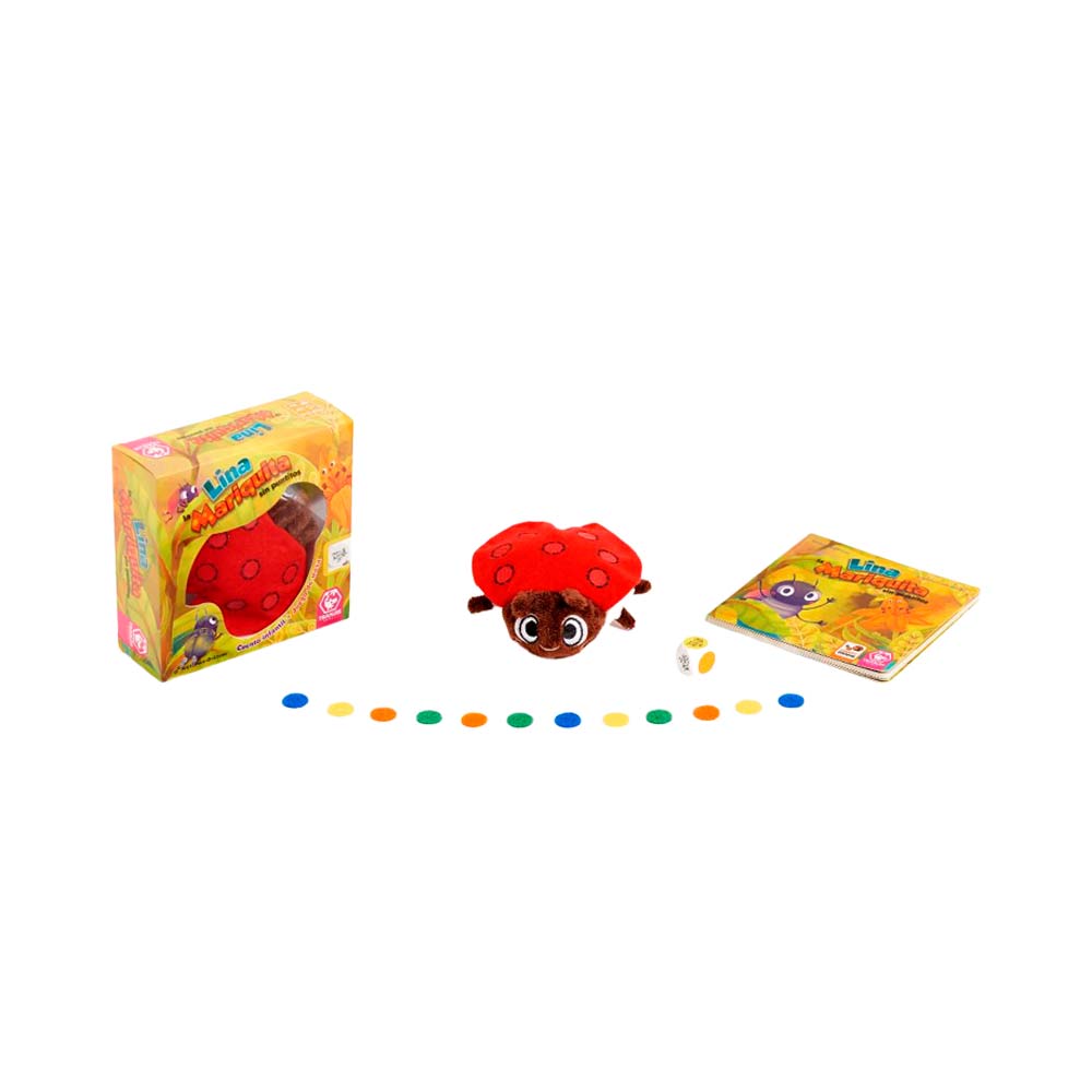 Lina, la Mariquita sin puntitos. Cuento infantil + Juego de mesa